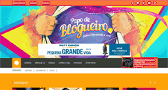 Desktop Screenshot of papodeblogueiro.com