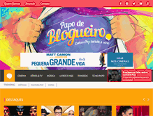 Tablet Screenshot of papodeblogueiro.com